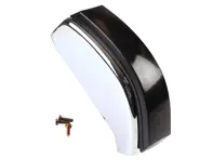 Klaxon de pare-chocs arrière / over rider avec moulage en caoutchouc. Porsche 911/912 1965-73 - 90150503326, 91150503302, 1684200406 - 1684200700