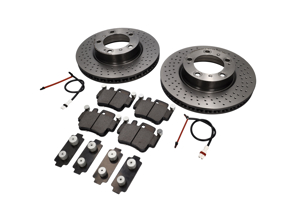 Kit de disques de frein avec plaquettes de frein PAGID Street+ pour Porsche 996 (1997-2004). - 07B31415, 99635140X01BRE, 99635140X01, 99635108802, 99661236501, 23329, 99635294903, 99735193904, 99635294904, 1663100877, 1663100887, 99635140500, 99635140501, 99635140502, 99635140600, 99635140601, 99635140602, 09C88011, T8028SP2001