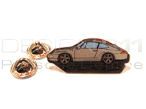 Anstecknadel 'Porsche 911 Carrera 4S' Weiß