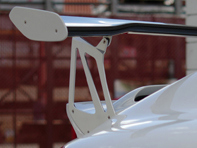Rehausses d'aile arrière en aluminium usiné Porsche 997 Gen 2 GT3 RS - 99751268290, 99751268190 - SA016