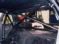 Roll cage 6 point bolt in with single door bars, with sunroof. Porsche 944 / Porsche 968