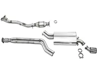 Echappement sport collecteur arrière avec - bypass catalytique - bypass silencieux central Porsche 968 - 94411104111, 94411108112, 94411199111