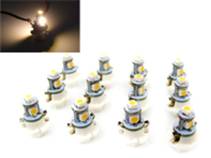 Lot de 12 ampoules LED pour tableau de bord B8.4 Blanc vintage - 96463192099