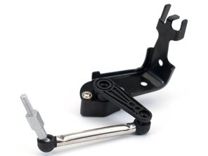 Niveauregulierungssensor für Vorderradaufhängung mit Gestänge. Porsche 9YA Cayenne - PAB94128601, PAB94128600, PAB94128501, PAB94128500 - RH-5054, RH-5055