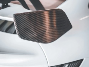 Plaques d'extrémité d'aile arrière en fibre de carbone. Porsche 992 GT3 - 9GT827867, 9GT827867OK1, 9GT827868OK1, 9GT827868