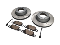 REAR Brake Pads and Brake Disc Package. Porsche Panamera 3.0L Diesel / 4S
