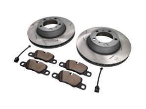 Kit plaquettes et disques de frein arrière. Porsche Panamera 3.0L Diesel / 4S - 971615601P, 971615602P