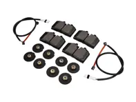 REAR Brake pads, sensors, shims kit Porsche 993 C2 Brembo - 99635208600, 96535209601, 96435193903, 99361236501