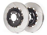 Brake Disc / Rotor Kit Slotted 2-pc FRONT 996.1 GT3