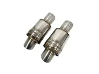 Trackday-Auspuffendrohrsatz mit Schalldämpfer. Porsche 718 GT4 / Spyder / GTS 4,0 l - 9M982251188C