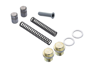 Oil pressure relief valve kit. Porsche 911 / 964 / 993 - 93010753301, 99906402601, 90012310630, 93010753101, 90110753101, 91110751200, 99906402602, 90012307130, 90110753100