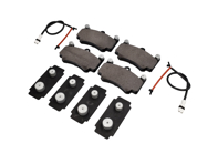 FRONT Brake pads, sensors, shims kit Porsche 996 Turbo / 996 C4S ABS - 99635194913, 99661236501, 99635108901