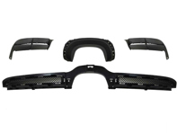 Rear diffuser GT4 style kit. Porsche 981C Cayman / 981 Boxster - 98150551180, 98150585380, 98150551180, 98150581180, 98150551280