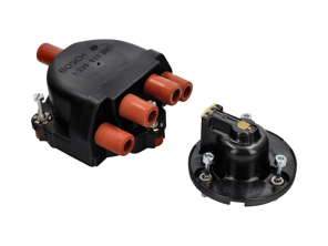 Verteilerkappe und Verteilerfingersatz. Porsche 944 S / 944 S2 / 968 - 92860221101, 94460221300, 94460221301 - 1235522395, 1234332389