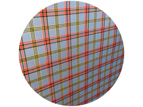 Tissu tartan en laine SOLM (75), inspiration : 75 ans de Porsche Celebration Tartan *ÉCHANTILLON*