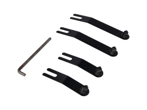 Jeu de supports de fixation pour tapis de sol avant. Porsche944/968 - 00004320278