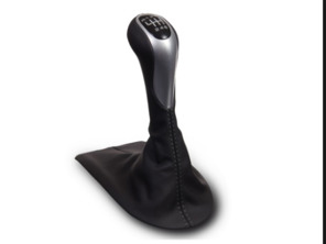 Cambio in pelle con stelo Silver Grip. Porsche 996 / Boxster 986 S - 99642407505EVZ, 99642407505