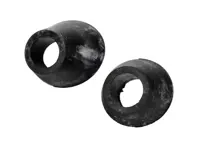 Inner and outer grommet set for windshield wiper shaft. Porsche 356 - 64462829212