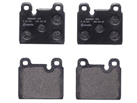Bremsbeläge, vorne. Porsche 911SC / 911S / 911 3.2L - P 65 001, P65001, 91135195008, 90135199700, 91135193800, 91135194401, 91135195011, 91135194405, 91135194901, 91135195000, 91135195002, 91135195006, 91135195008, 92335190100, 94435195006, 91135195001