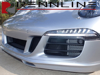 Rennline Front Bumper Wire Mesh Grill Kit Black. Porsche 991.1 2012-16 - E100011112, E100012112, E100014112, E157.152, EE157152