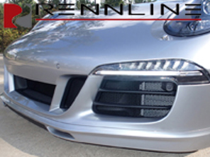 Rennline Frontstoßstangen-Drahtgitter-Grill-Set, Schwarz. Porsche 991.1 2012-16 - E100011112, E100012112, E100014112, E157.152, EE157152