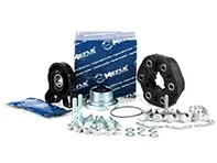 Kit de roulement de support d'arbre à carden avec soufflet et quincaillerie. Porsche Cayenne 955 / 957 La plupart des modèles - 1001522001, 95542102096, 95542102010, 95542102011, 95542102012, 95542102013, 95542102014, 95542102015, 95542102020, 95542102021, 95542102022, 95542102023, 95542102024, 95542102025, 7L0521102D, 7L0521102E, 7L0521102G, 7L0521102H, 7L0521102M, 7L0521102N, 7L6521102H, 7L6521102J, 7L6521102M, 7L6521102N, 7L6521102P, 7L6521102Q