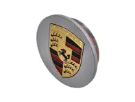 Tapacubos con escudo Porsche en color. Porsche 924/944/964/968/993/996 - 92836103206TTP, 92836103206, 92836103211, 92836103211TPP
