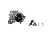 Waterpomp- en thermostaatset. Porsche 9YA Cayenne / 971 Panamera V8 4.0 liter - 9A712168800, 9A110655900, 0PB121688, PAB121014C, 9A712101402, 9A712101403, PAB121014, PAB121014A, PAB121014B, PAB121115A, PAB121115C, PAB121115D, 9A712111500