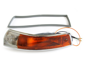 Unité d'indicateur avec lentille et joint (SWB). Porsche 911/912 1965-68 - 90163140100, 90163140200 - 15847S, 15847D