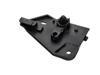 Staffa di sblocco cofano, guida a destra. Porsche 955 / 957 Cayenne / 970 Panamera 2003-16 - 95551163304, 95551163302