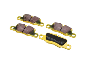 Pastiglie freno EBC GIALLE 'Fast Road' anteriori. Porsche 970 Panamera - 97035294904, 97035294905, 97035294908 - DP 41858R, DP41858R, DP-41858R