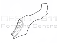 Rear 1/4 Panel Cabrio. Porsche 996 C4S - 99650396109GRV, 99650396209GRV
