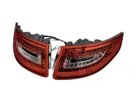 Blinker hinten, Klar / Rot V2 mit LED Leuchtmittel für Porsche 997