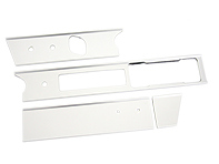 Aluminium Dash Fascia Trim Set. Porsche 911/912 1969-1973 LHD Cars - 9334A, 9334RSR, 91155201300LHD - DAMS91115, DA-MS91115, DAMS91115F, DAMS91115RD