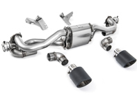 Milltek 运动型排气后消音器，带喷射碳装饰。保时捷 718 Cayman GT4 4.0 升 / Boxster GTS 4.0 升