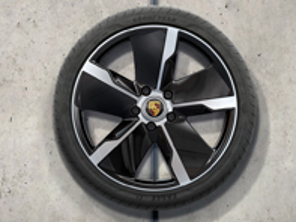 Jantes en alliage et pneus d'été au design exclusif Taycan de 21 pouces Porsche d'origine - 9J1073660R