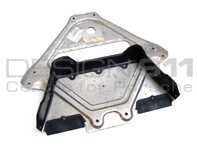 Rear Axle Protective Plate. Porsche 986 Boxster Manual - 98633116300, 98633116301