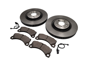 Disques de freins avant Ø : 350 mm et plaquettes de freins pour Porsche Macan 3.0L - 95B615301T, 95B615302R, 971698151AD, 95B907253