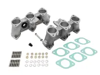 PMO Induction 50x42mm Einlasskrümmersatz für 50mm Vergaser. Porsche 911 mit rennsportportierten CIS-Zylinderköpfen - PM-O913-0