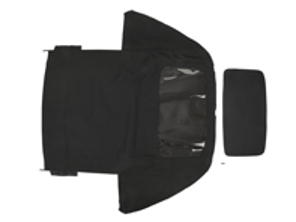 Cabrioverdeckbezug, Schwarz. Porsche 993 Cabrio - PCG561900002XW