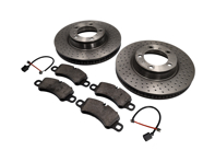VOOR Remblokken en remschijfpakket Porsche 991.2 - 9P1615301, 9P1615302, 99135194702, 99160918100
