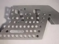 Rennline Aluminium Bodenplatte. Fahrerseite. Porsche 914 Alle 1970-76 - F06