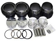 Forged JE piston and liner kit 103mm, 24mm pin. Porsche 914/ VW Type 4 - VW103T4JE