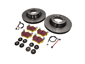Bremsscheibenpaket HINTEN mit Sport EBC Bremsbelägen Porsche 997 C2 3.6L - 99635240X02BRE, DP42029R, 95535296000, 99761267602, 99635208600, 99635208602, 99635240501, 99635240601, 99635240502, 99635240502BRE, 99635240602BRE, 99135240301, 99135240401, 99635240503, 99635240603, 99135240302, 99135240402, 09C87811, 09C08611, 09C09611, 99735193905, 99735193906, 99735193908, 99735193907, 1163750210, 99761267601, 99661234800, 96435209600, 99635208601, 96435209601