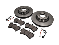 FRONT Brake Pads and Brake Disc Package. Porsche Cayenne 955 V8 - 95535140X51BRE, 95535140X51, 95535193916, 95561236502