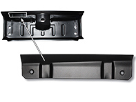 Supporto per serbatoio lavavetri per pannello frontale della partizione anteriore. Porsche 1963-73 - 90150103120GRV, 90150103120 - 1680501200, 591024-2