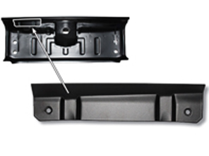 Support de réservoir de lave-glace pour panneau de nez de cloison avant. Porsche 1963-73 - 90150103120GRV, 90150103120 - 1680501200, 591024-2