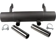 Silenciador de escape / caja trasera del silenciador. Porsche 356 A/B/C - 1620603100, PO-92104, 61611101005