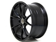 Front 20' Carrera S Alloy Wheel in Black for Porsche 982 (718)  Boxster / Cayman - 982601025AJ041, 982601025AJ, 982601025H041, 982601025H