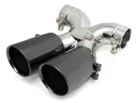Exhaust Tail Pipe Black Chrome. Porsche 981 Boxster / 981C Cayman - 98111126100, 98111136100, 98111136160, 98111136161, 98111136162, 98111196100, 98111196101, 98111196102